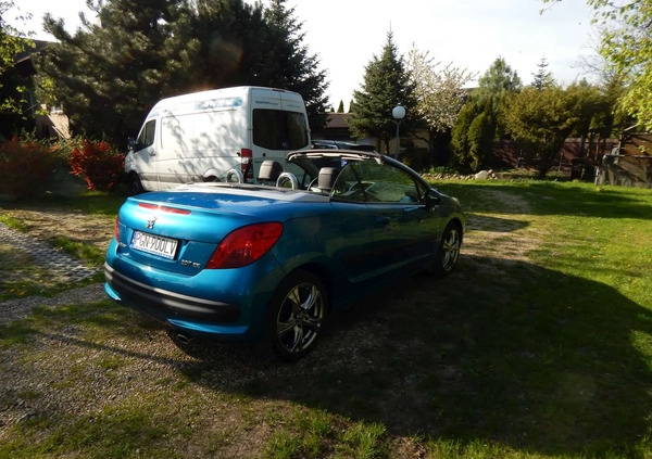 Peugeot 207 CC cena 14999 przebieg: 87000, rok produkcji 2007 z Gniezno małe 326